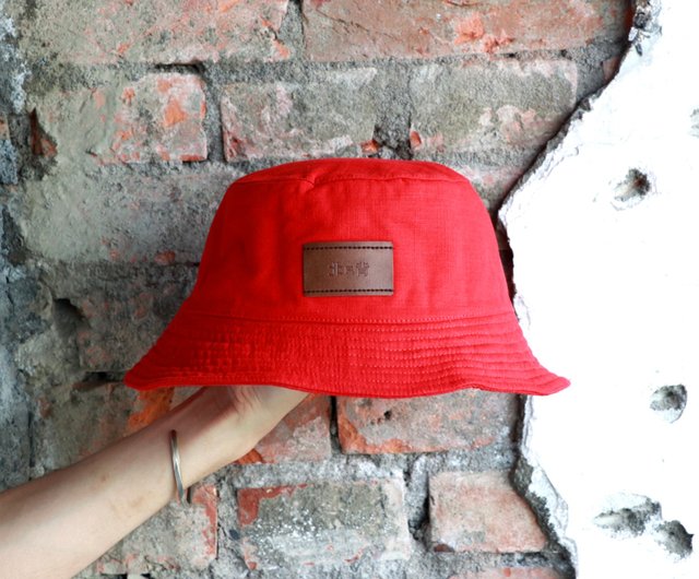Red fisherman hat Clearance