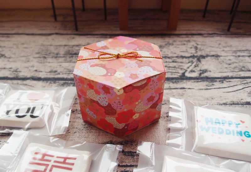 [Wind] Sakura wedding was small hexagonal small box (containing 2 into cotton candy) - Snacks - Fresh Ingredients 