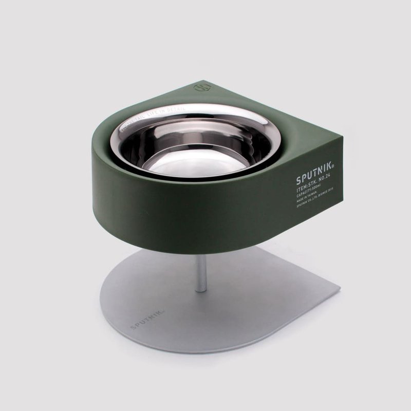 COZY NON-ANTS Bowl-Green - ชามอาหารสัตว์ - พลาสติก สีเขียว