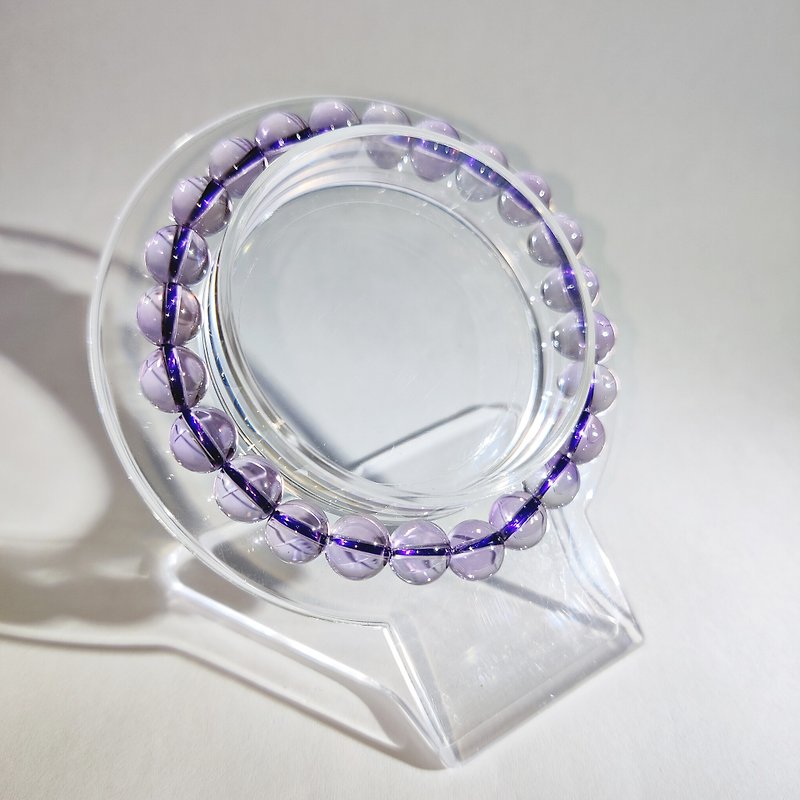 【訂製品】紫晶 紫水晶 玻利維亞  7-12mm 水晶 手串 天然水晶 - 手鍊/手環 - 水晶 紫色