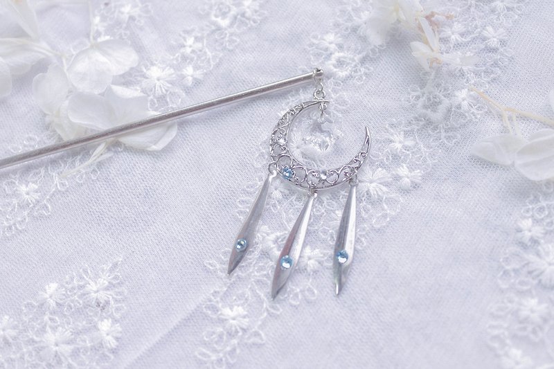 *Lilu Na Story*Ice blade hairpin - Hair Accessories - Other Metals Silver