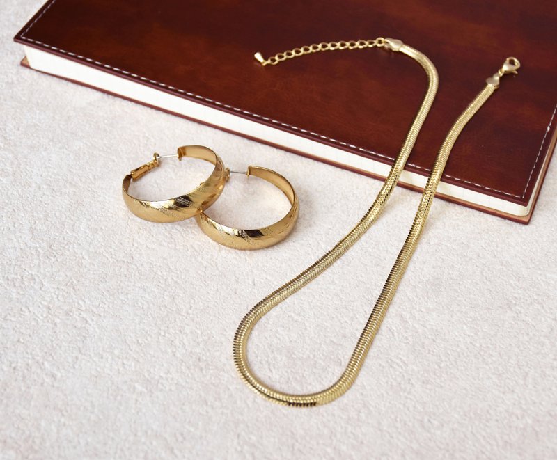 【精選套組】摩登風尚造型精選 - 項鍊 - 銅/黃銅 金色