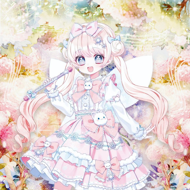 Fairy Ville, Spin off, Character, Piccolo fairy - 貼紙 - 紙 粉紅色