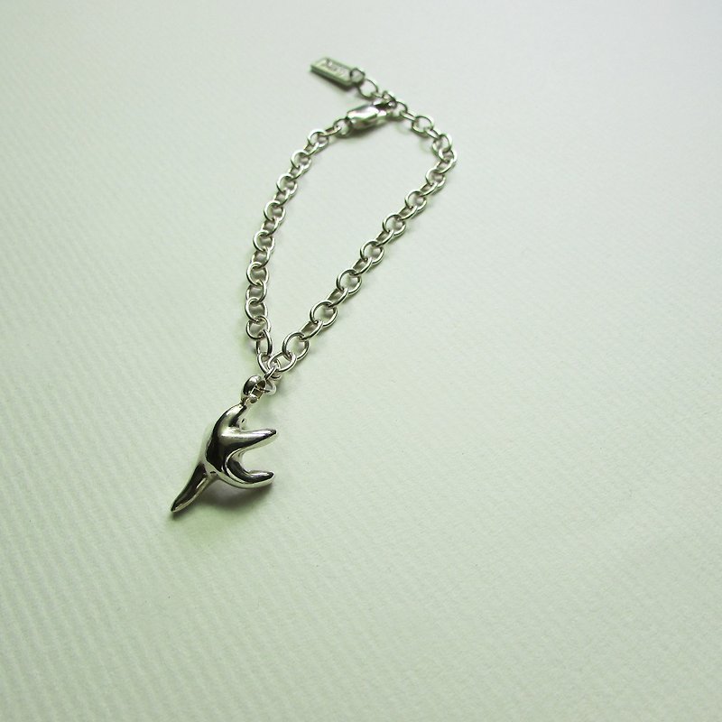 gem rabbit bracelet | mittag jewelry | handmade and made in Taiwan - สร้อยข้อมือ - เงิน สีเงิน