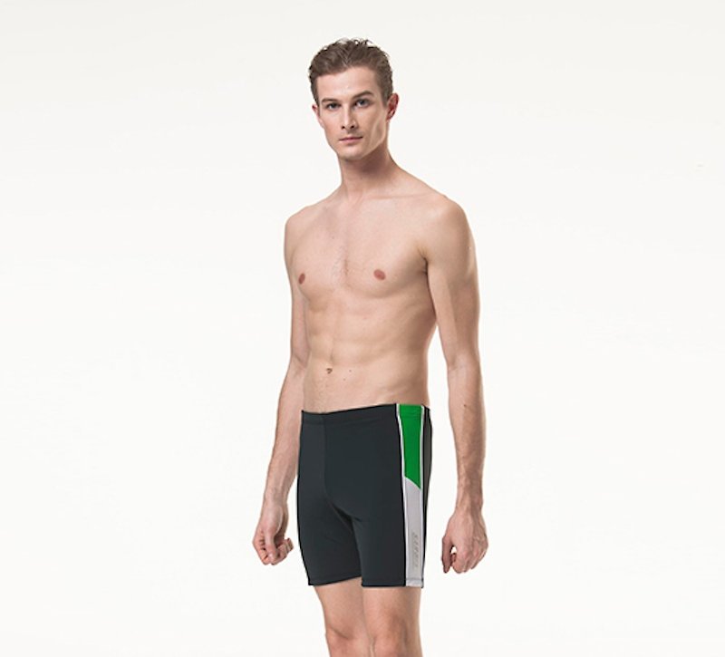 MIT five-point swimming trunks plus size - ชุดว่ายน้ำผู้ชาย - ไนลอน หลากหลายสี
