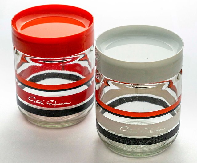 日本製早期萬用玻璃罐全新品未使用台灣免運- 設計館小小舊貨市集杯子