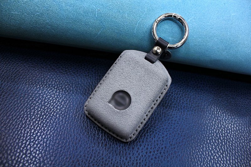 (Spot version) Regal VOLVO V40 V60 V90 S60 S90 XC40 XC60 suede leather case - Keychains - Genuine Leather 