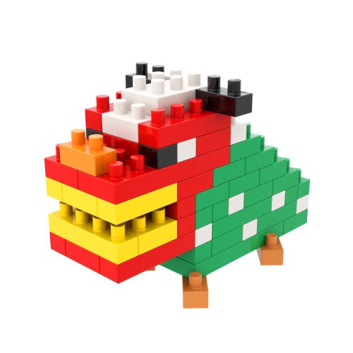 Archbrick Archbrick 日本傳統舞獅微積木 Nanoblock