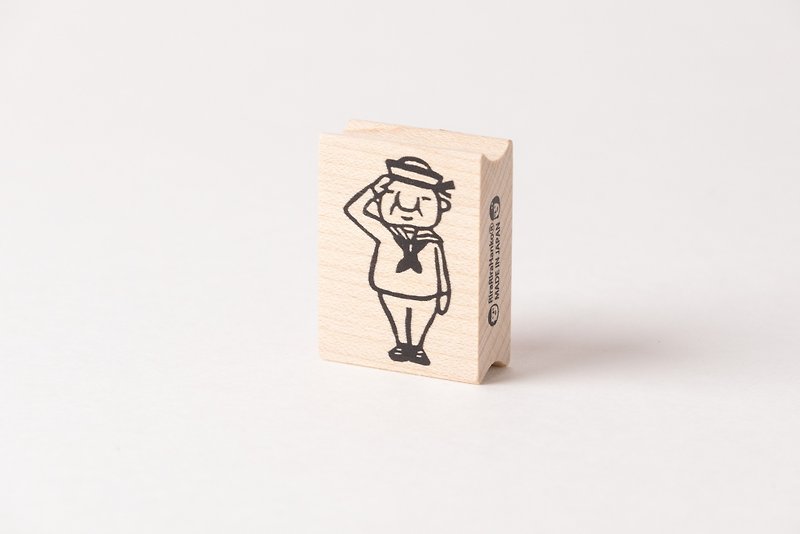 Iwai Section Chief Sailor*30mmx40mm*Rubber Stamp*R925 - ตราปั๊ม/สแตมป์/หมึก - ไม้ 