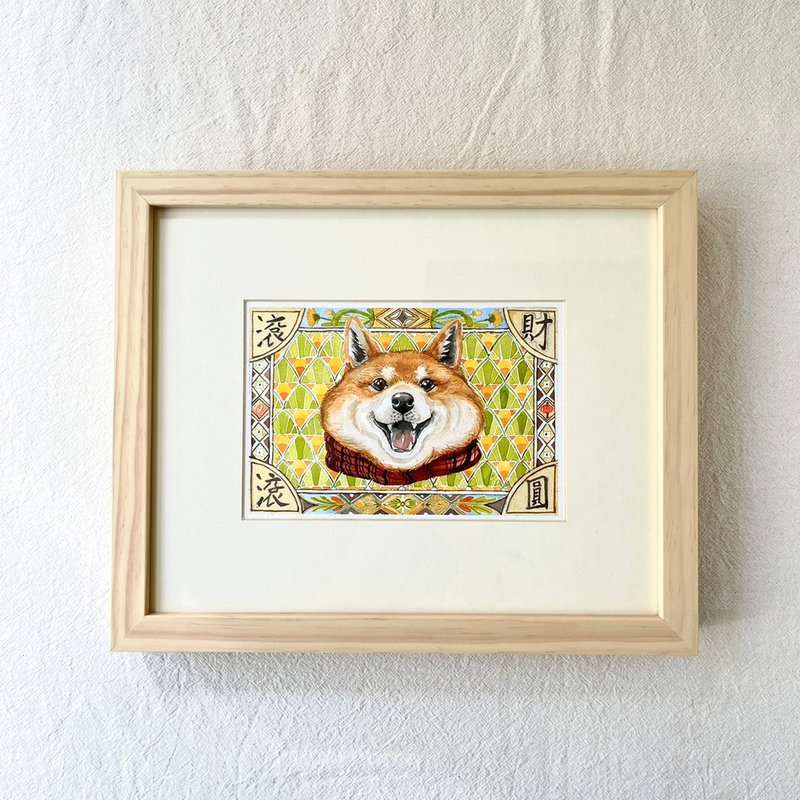 Fortune Rolling Original Painting (with frame) - อื่นๆ - กระดาษ 