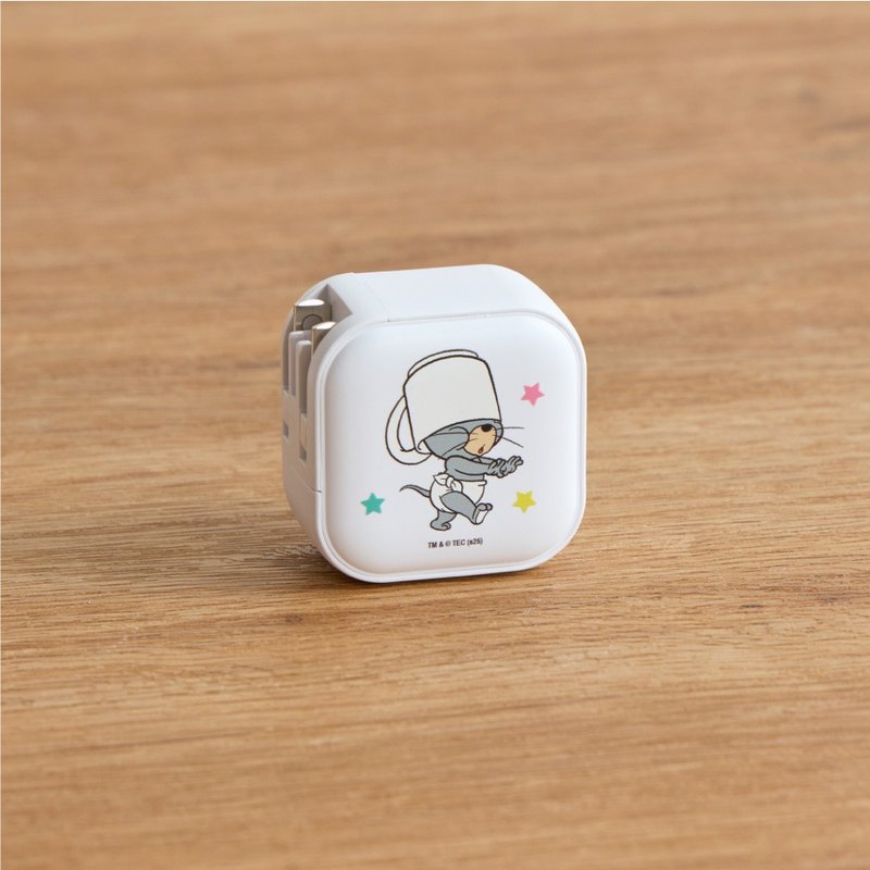 湯姆貓與傑利鼠矇眼遊戲GaN 45W Type-C雙孔充電頭 - 科技小物 - 塑膠 多色