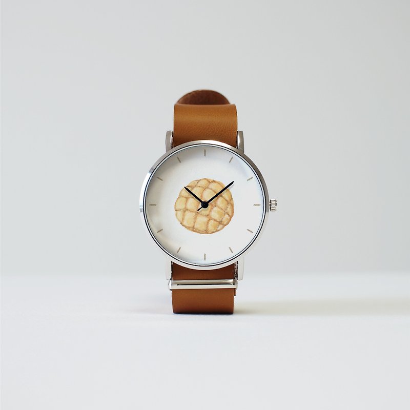 Melonpan watch - นาฬิกาผู้หญิง - โลหะ สีนำ้ตาล
