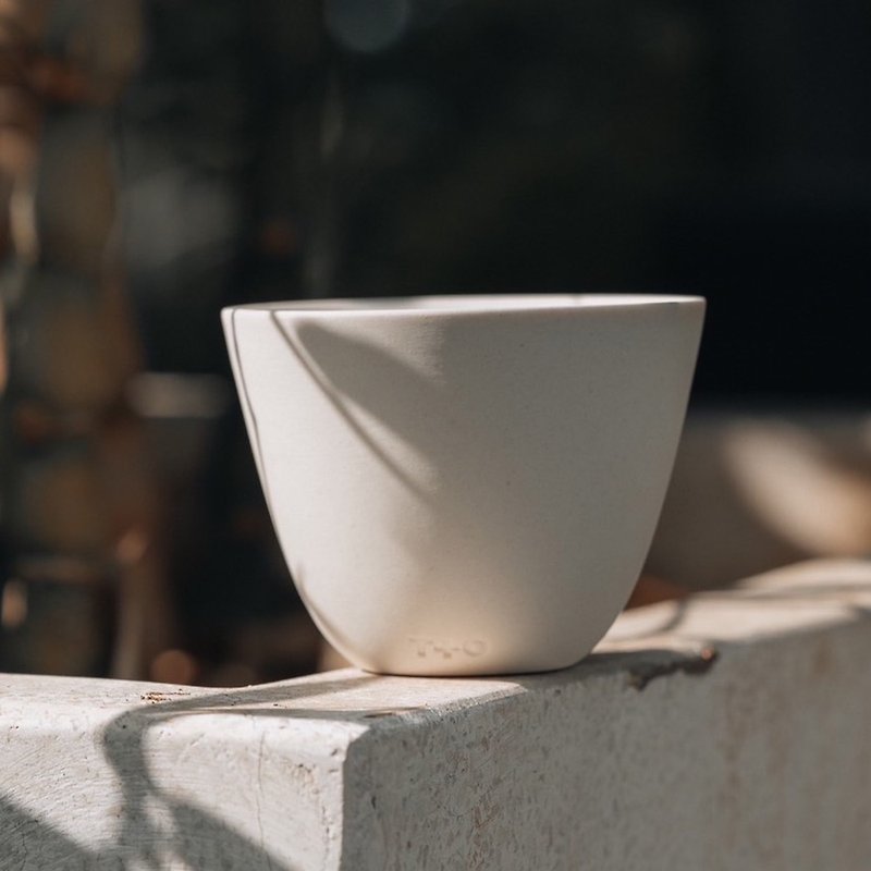 【新年禮盒 2024】T+O 白色陶瓷杯 手沖咖啡杯 濃縮咖啡杯 - 杯子 - 陶 白色