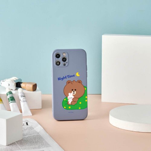 TOYSELECT LINE FRIENDS MINI-熊大的晚安陪伴全包iPhone手機殼