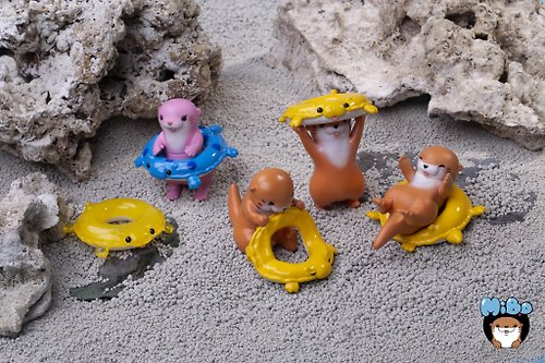 布如文創 BLUE Toys Ltd. MiBo 水獺 扭蛋 玩具 整套 不分售 創意禮物 辦公小物 裝飾品