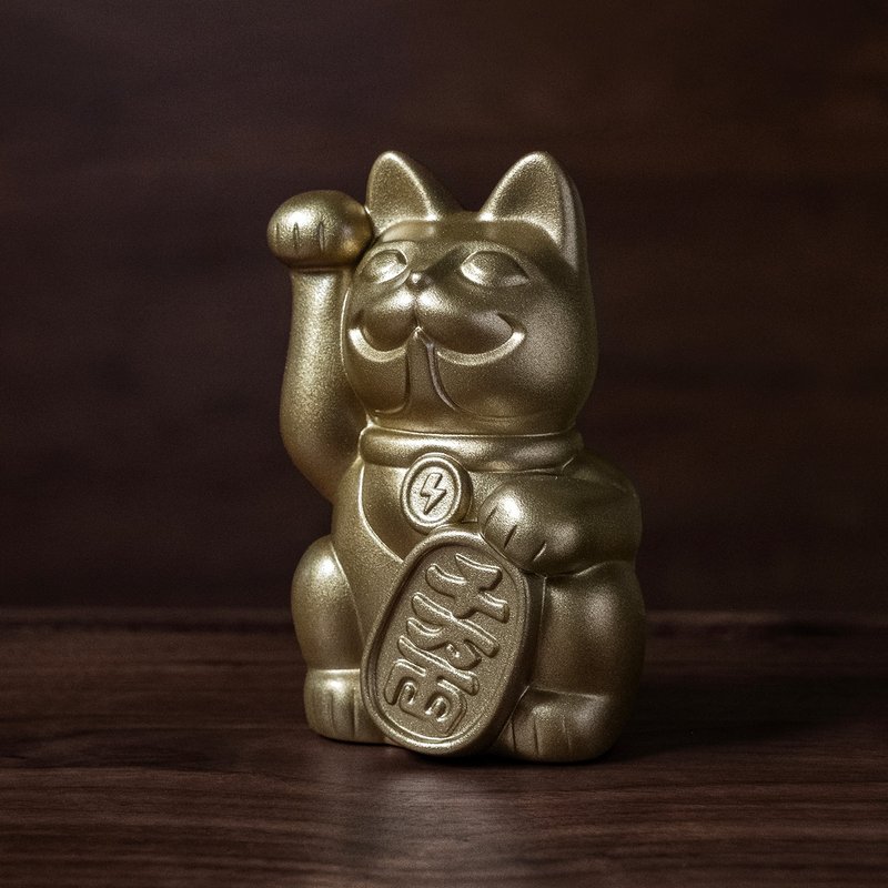 招財貓巴夫錢罌-金色 - 公仔/玩偶 - 塑膠 金色