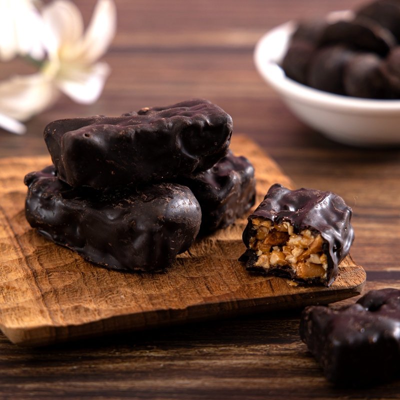 【Butian Food】Chocolate Peanut Candy Romantic Eats - ช็อกโกแลต - วัสดุอื่นๆ สีนำ้ตาล