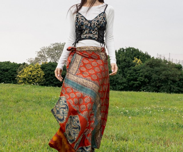 Xiyingyao Nepali one-piece skirt, multiple ways to wear suspender