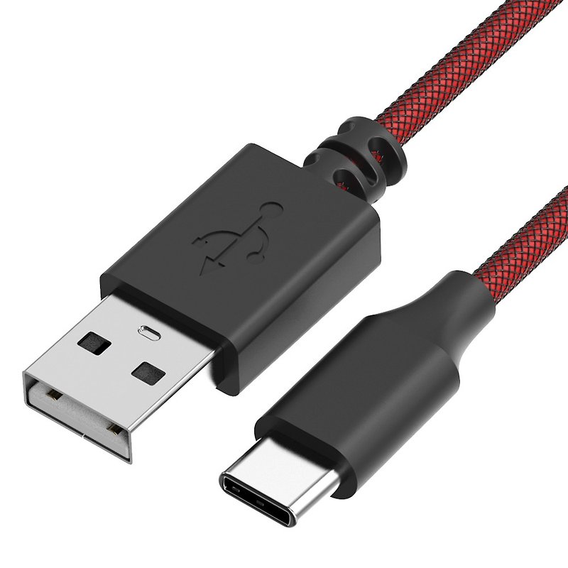銅/黃銅 行動電源/充電線 黑色 - N9 USB-A to USB-C 極速充電線