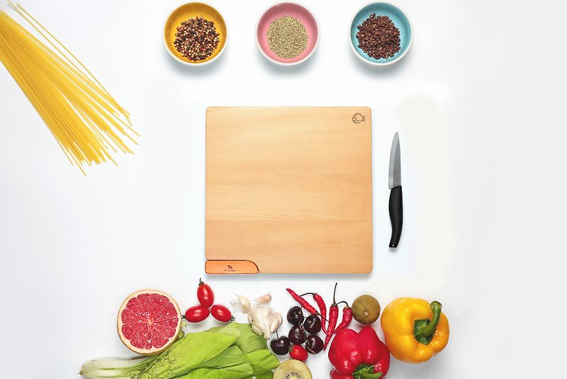 Standing magnetic cutting board (S) beech - Serving Trays & Cutting Boards - Wood 