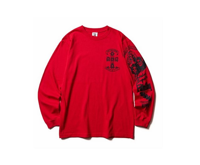 トップス SOFTMACHINE BLOODY ROSE L/S T-SHIRTS ソフトマシーン ブロディー ローズ ロングスリーブ tシャツ