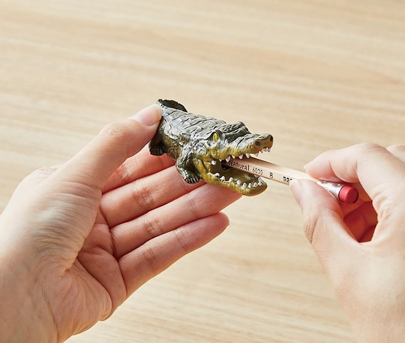 Japan Magnets Healing Series Crocodile Shape Pencil Sharpener/Pencil Sharpener - อื่นๆ - เรซิน สีเขียว