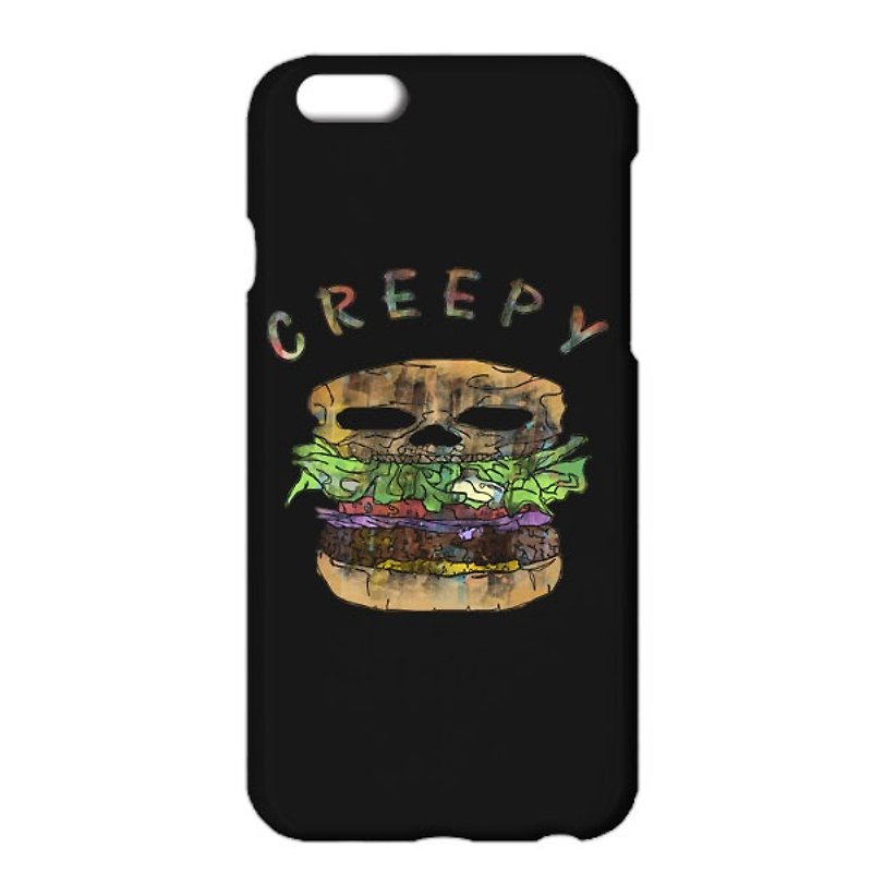 [iPhone case] Creepy hamburger 2 - เคส/ซองมือถือ - พลาสติก สีดำ