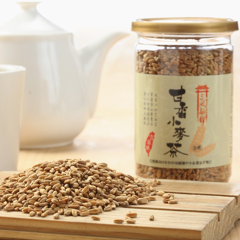 台灣甘香小麥茶 230g 無咖啡因 - 拌麵/麵條/米粉 - 新鮮食材 咖啡色