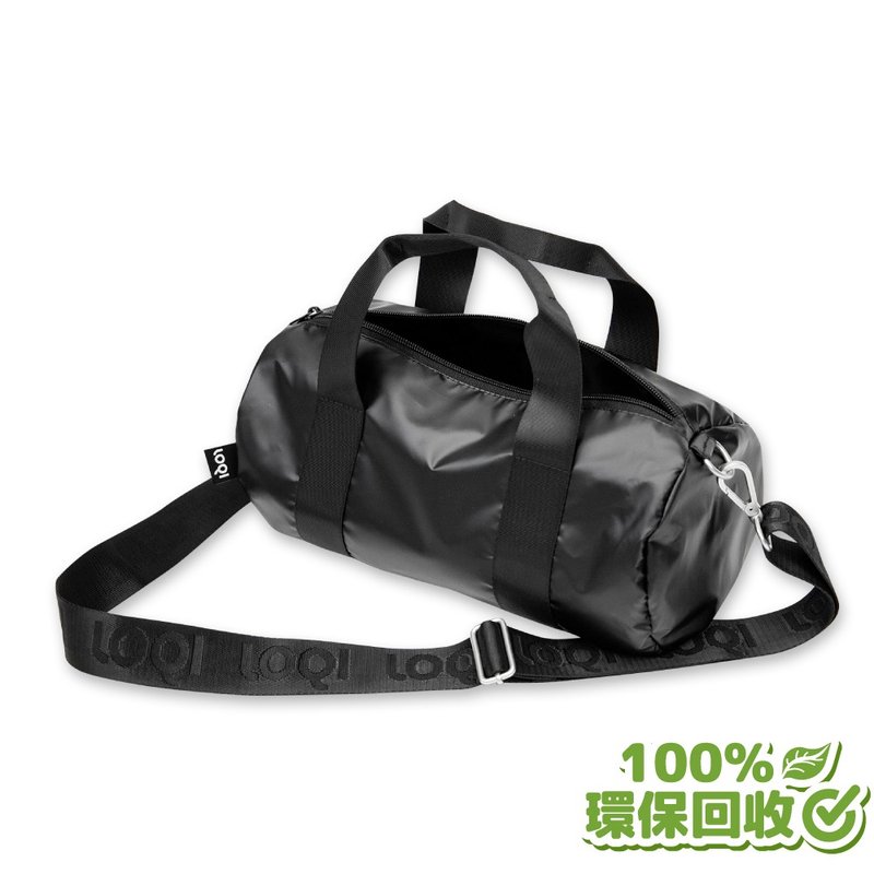 LOQI mini旅袋 I 消光黑 WEMMBM I 手提、斜背小包 - 側背包/斜背包 - 聚酯纖維 黑色