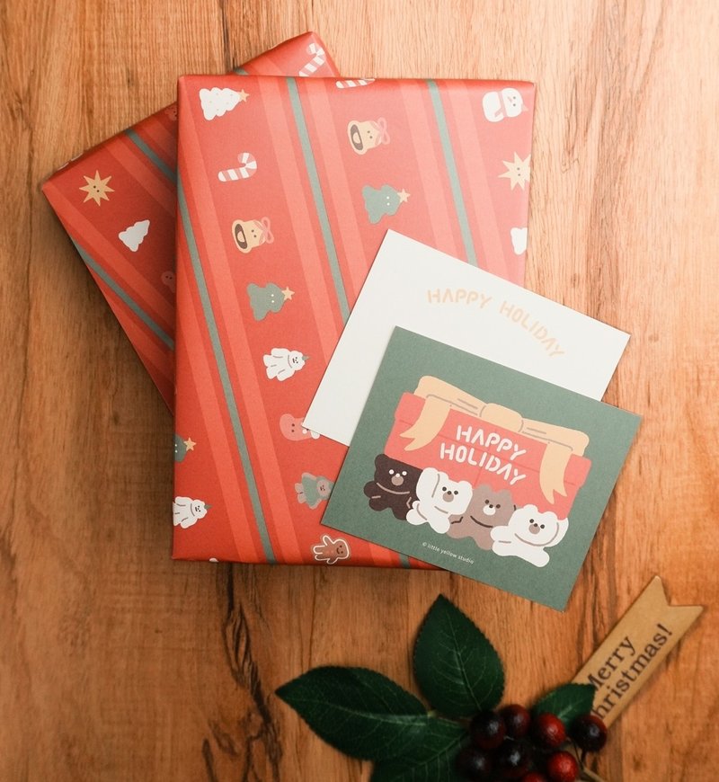 加價購 - 聖誕禮物 包裝服務 - 包裝材料/包裝紙 - 紙 紅色