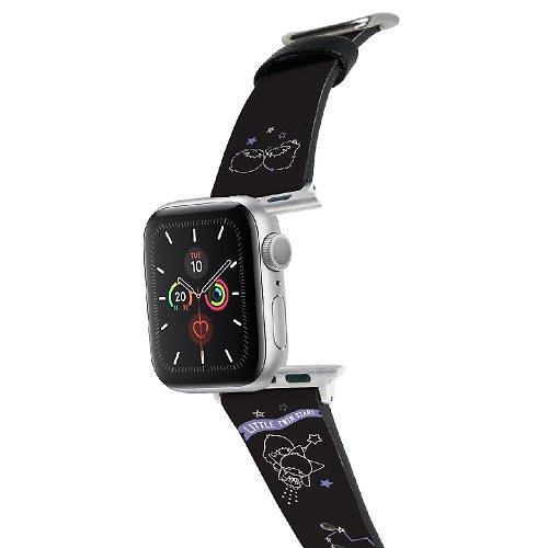 HongMan康文國際 【Hong Man】三麗鷗系列 Apple Watch 皮革錶帶 雙子星