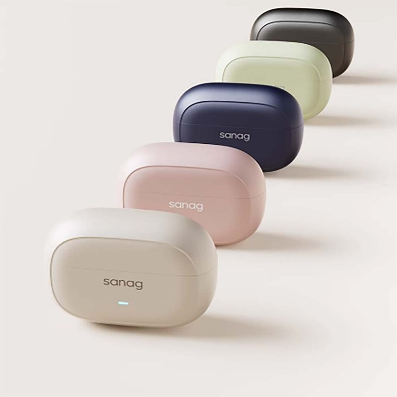 【送料無料】sanag S3s サナグ Bluetooth ヘッドセット イヤークリップ 空気骨伝導 スポーツ ノンイヤー ワイヤレス 吊り下げ - ヘッドホン・イヤホン - その他の素材 多色