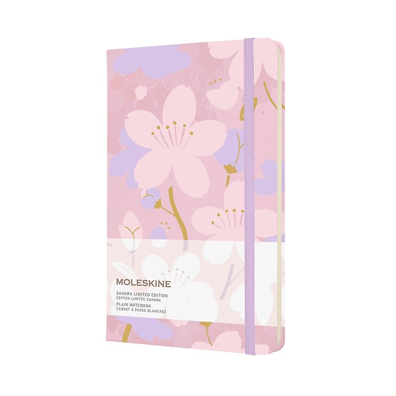 MOLESKINE Sakura Limited Notebook | Light Pink (L-shaped Blank) - สมุดบันทึก/สมุดปฏิทิน - กระดาษ สึชมพู