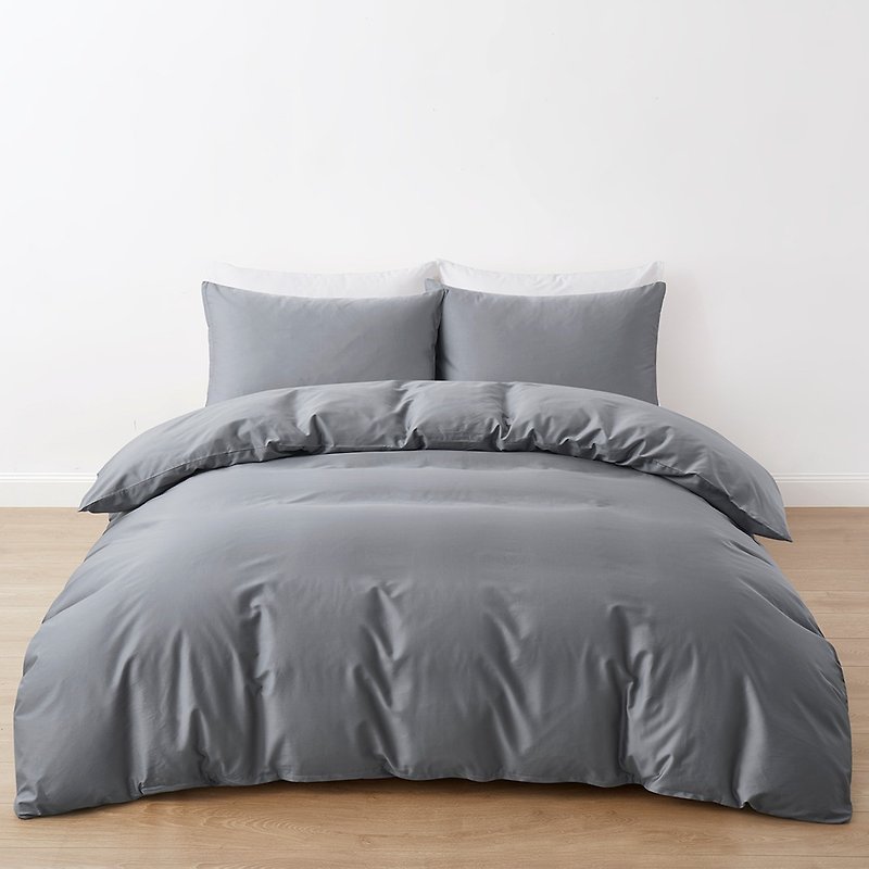 Momomi Anti-Allergy Bedding Set (Charcoal) - Bedding - Cotton & Hemp Gray