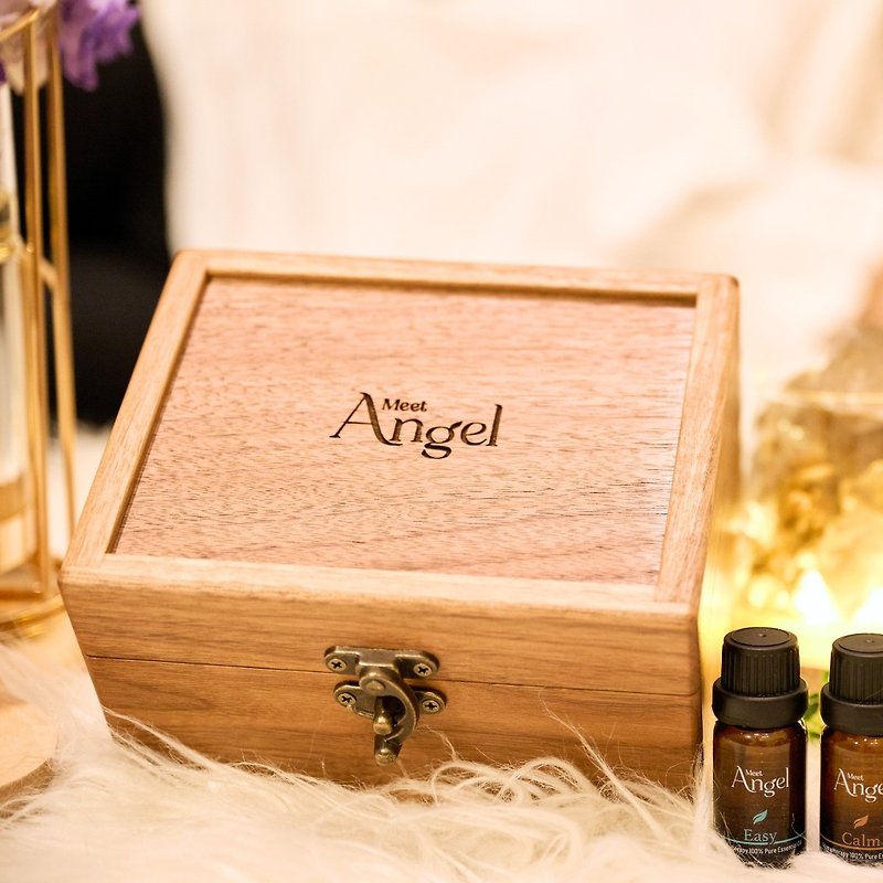 [Top-quality walnut essential oil collection wooden box] Elegant and high-quality handmade craftsmanship, a good choice for collection and gift giving - น้ำหอม - ไม้ สีนำ้ตาล