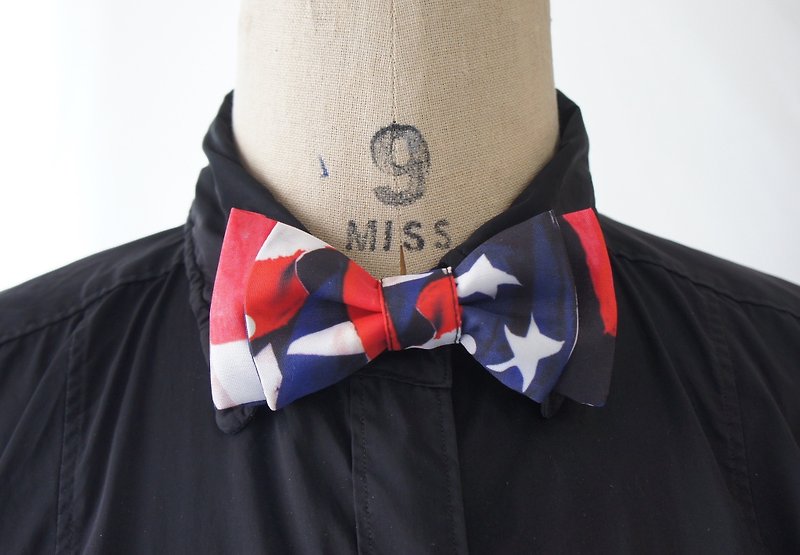 Bow tie / Fat-man 蝶ネクタイ　ファットマン - 領帶/領帶夾 - 聚酯纖維 紅色