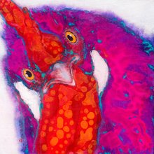 最新入荷 油絵 ミニ絵画【スイカ】 絵画 - 絵画