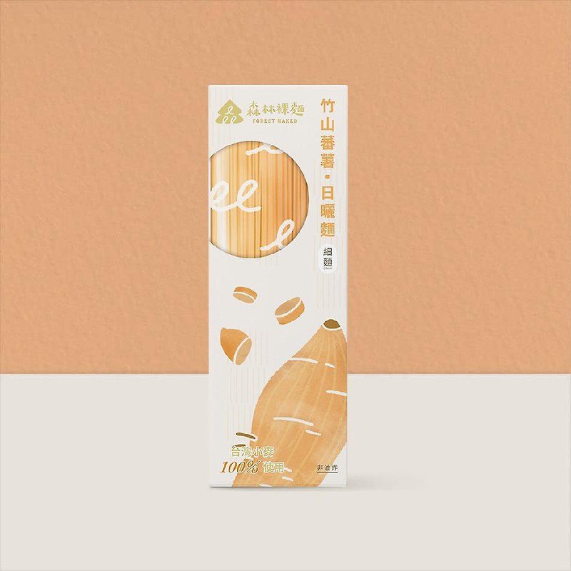【Forest Pasta】Forest Naked Noodles-Zhushan Sweet Potato Flavor (4 packs/box) - Noodles - Fresh Ingredients Orange