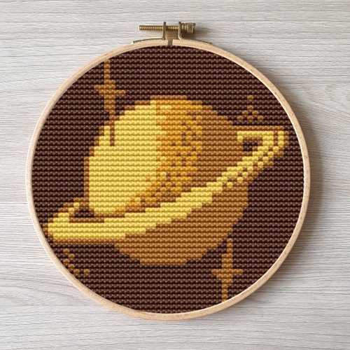 Embroidery Dreams Space pattern pdf cross stitch DIY Design digital Small