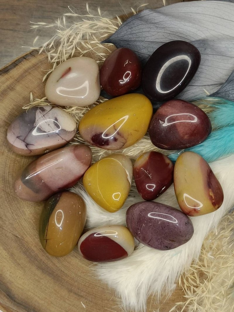 魔凱石A(Mookaite)澳洲碧玉、穆凱特石、莫哥石、摩卡石或蛋黃石 - 擺飾/家飾品 - 半寶石 
