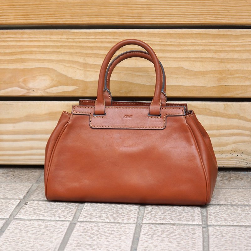 Classical Series – GAB05 - Handbags & Totes - Genuine Leather Brown