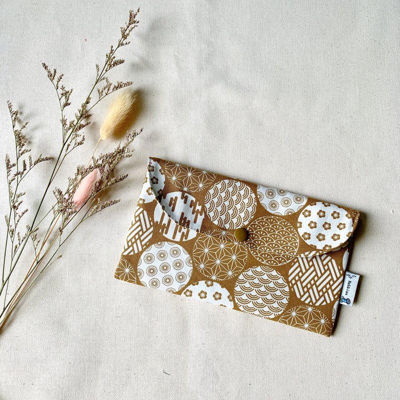 日本のボールボール-赤いパケットバッグ通帳バッグマスクバッグ|ハイバイハンドメイド - コインケース・小銭入れ - コットン・麻 レッド