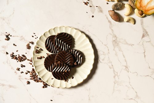 尚唐坊原豆原脂巧克力 尚唐坊85%純黑巧克力30片禮盒