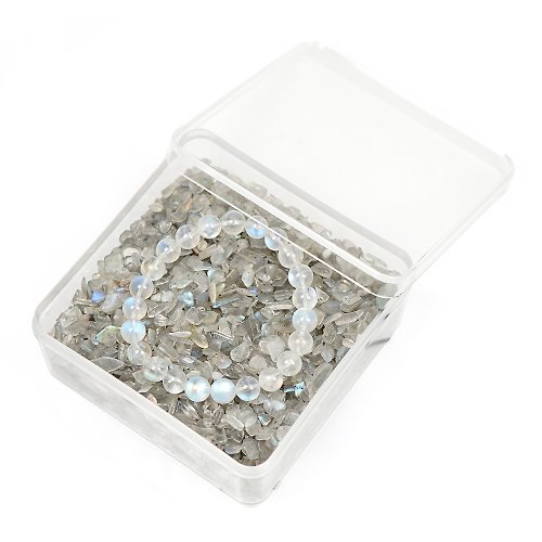 正佳珠寶 Gemsrich Jewelry 【正佳珠寶】拉長石 消磁淨化水晶方盒 水晶消磁盒