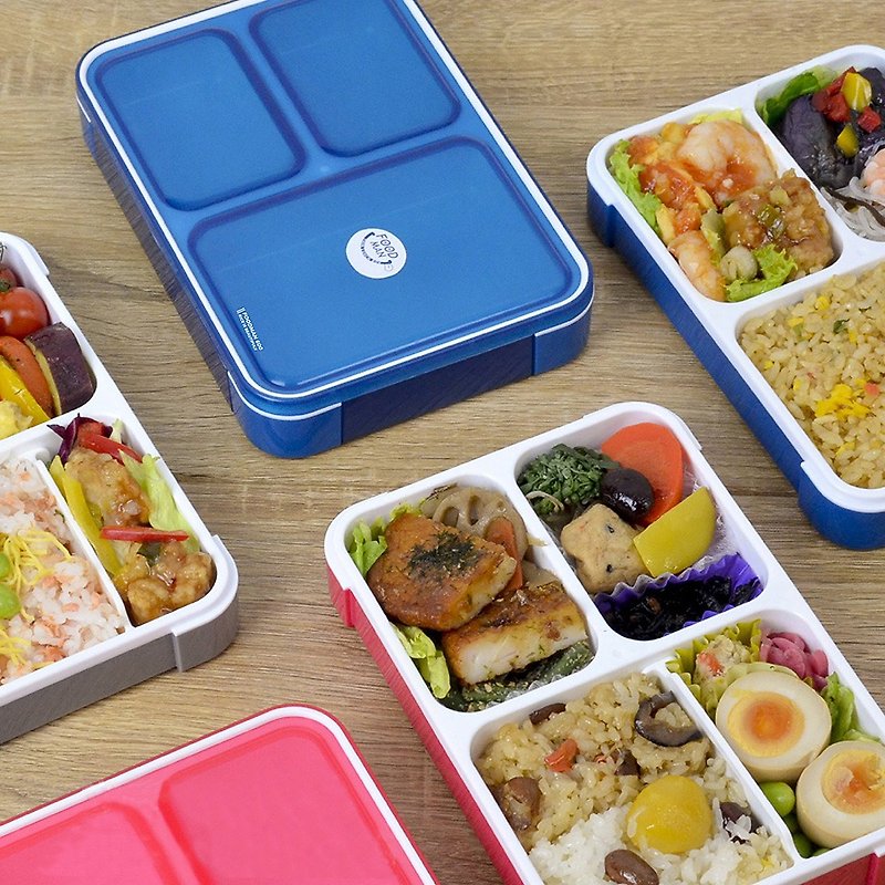 CB Japan Fashion Paris Series Slim Lunch Box 600ml (Three Colors Available) - กล่องข้าว - พลาสติก 