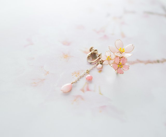 SAKURA Bouquet Accessories - Shop fullbloom Earrings & Clip-ons