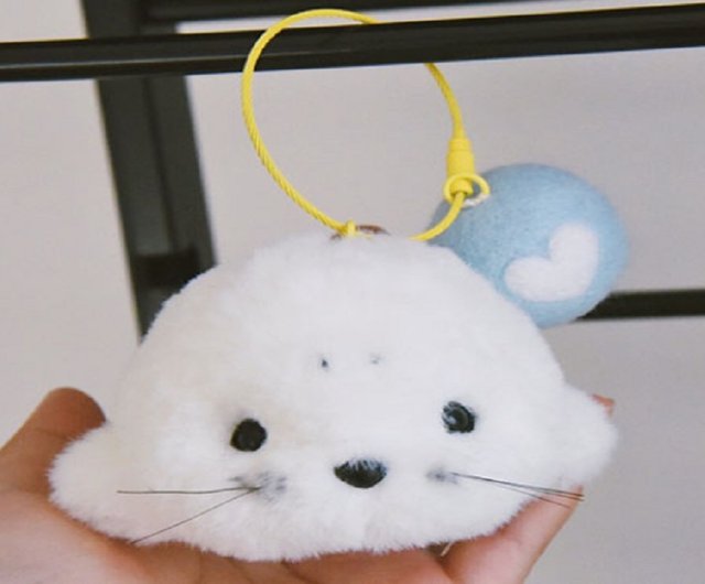 初心者向け難易度シリーズ】リトルアザラシペンダント/DIY素材パック