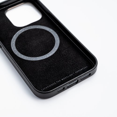 iPhone 15 シリーズ Lyden 傷防止レザー磁気電話ケース
