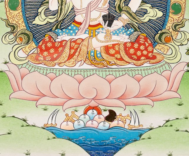 金剛薩埵のタンカ | チベットのヴァジュラサットヴァアート
