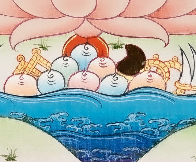 金剛薩埵のタンカ | チベットのヴァジュラサットヴァアート - ショップ